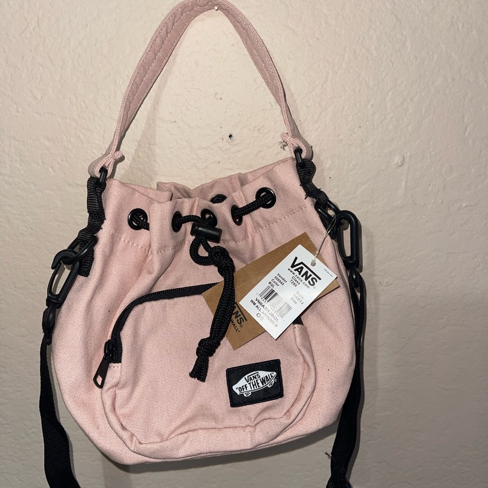 Vans Light Pink Mini Drawstring Bag